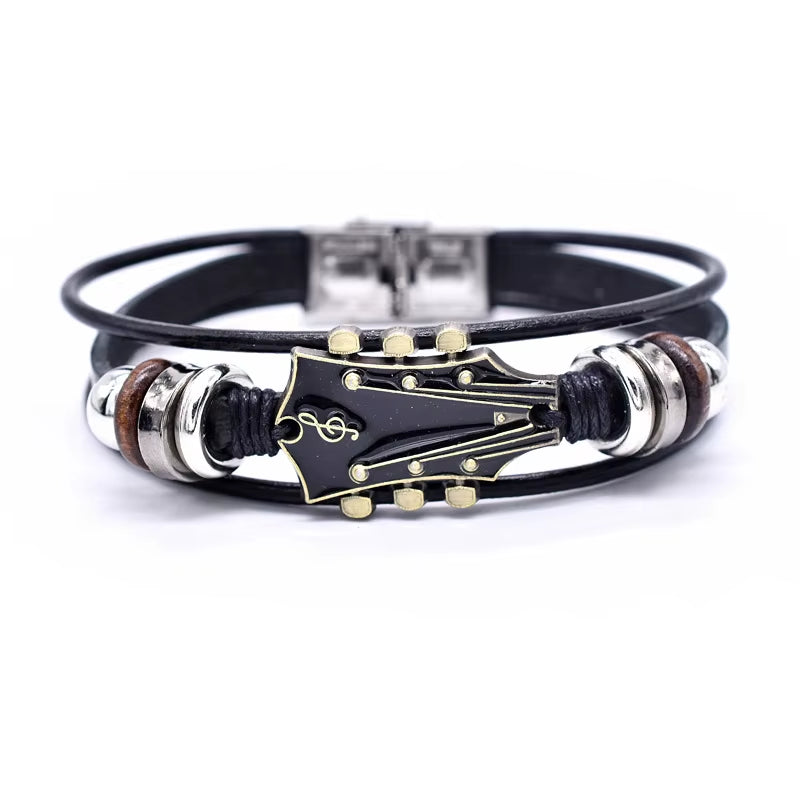 Valorband™ Flag Color Braided Leather Bracelet – Bold Identity, Everyday Strength