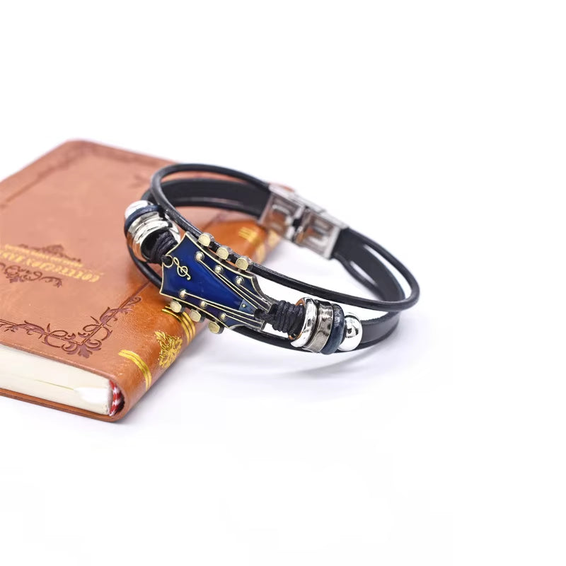 Valorband™ Flag Color Braided Leather Bracelet – Bold Identity, Everyday Strength